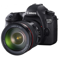 Canon 6D dSLR and lens