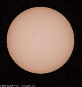 2016 Transit of Mercury across the Sun