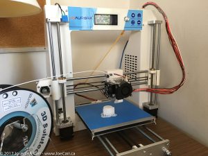 Printing a 3D model with a JGAURORA 3D printer - i3 Prusa design