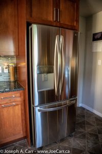New LG French door fridge