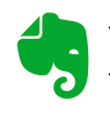 Evernote logo - green Elephant head